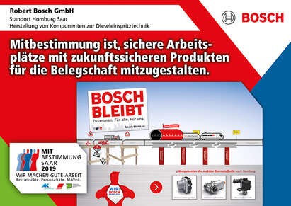 Robert Bosch GmbH, Homburg: Herstellung von Komponenten zur Dieseleinspritztechnik
