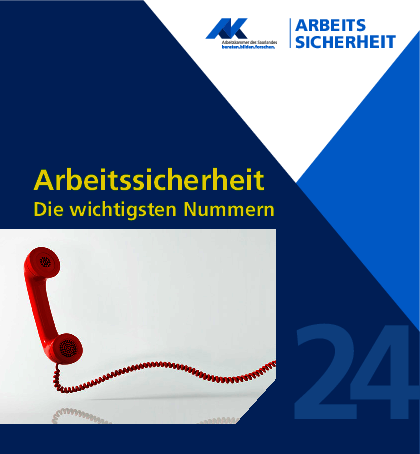 Telefonverzeichnis Arbeitssicherheit - Stand 2024