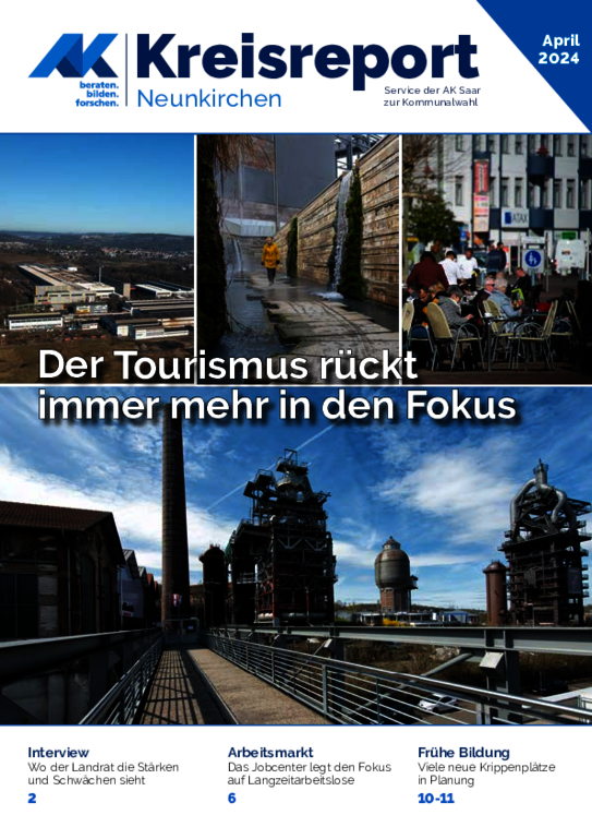 AK-Kreisreport Landkreis Neunkirchen - Der Tourismus rückt immer mehr in den Fokus
