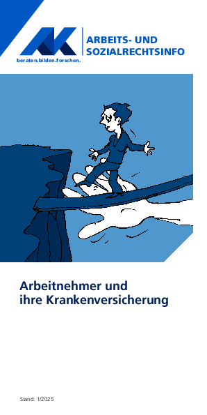 Krankenversicherung - Arbeits- und Sozialrechtsinfo, 01/2025 (barrierefreie PDF)