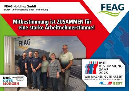 Mitbestimmung Plakat FEAG