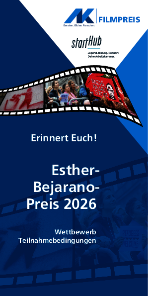 Projektflyer "Esther Bejarano Preis" - 