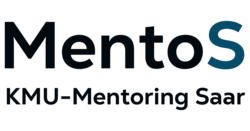 Logo mit dem Schriftzug MentoS und KMU-Mentoring Saar