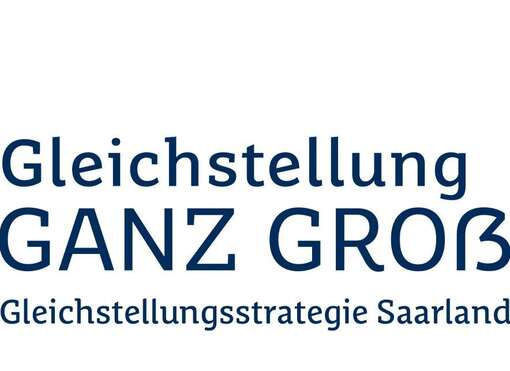 Schriftzug Gleichstellungskampagne Saarland