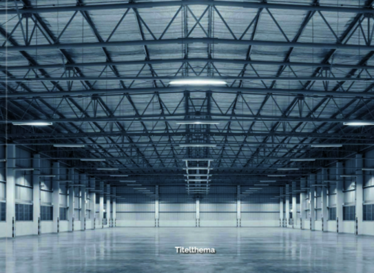 Leere Industriehalle