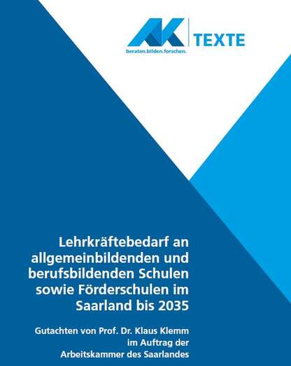 Titelblatt AK-Texte Lehrkräftebedarf (Schmuckbild)