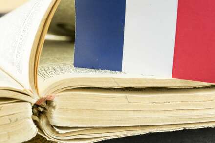 Buch Französische Flagge - Adobe Stock Foto