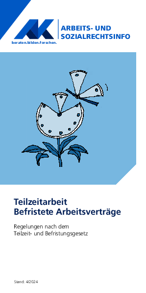 Teilzeitarbeit - Befristete Arbeitsverträge - Arbeits- und Sozialrechtsinfo, 04/2024 (barrierefreie PDF)
