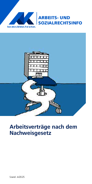 Arbeitsverträge nach dem Nachweisgesetz - Arbeits- und Sozialrechtsinfo, 04/2025