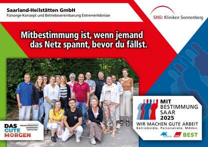 Mitbestimmung Plakat SHG Klinikum