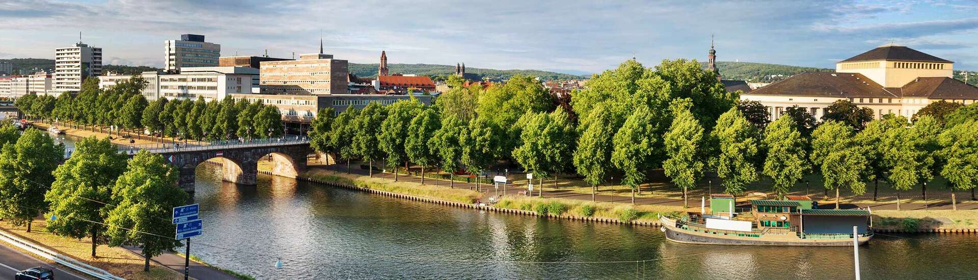 Blick auf Saarbrücken