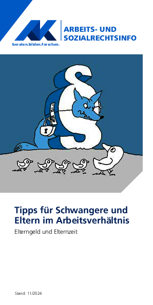 Elterngeld und Elternzeit (Tipps für Schwangere) - Arbeits- und Sozialrechts-Info 1/2025
(barrierefreie PDF)