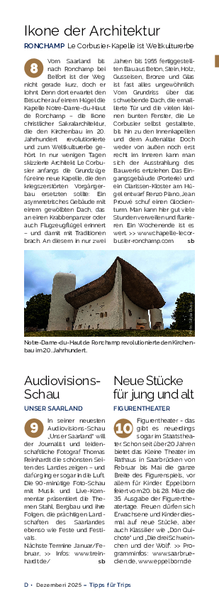 AK-Konkret Spezial "Tipps für Trips" - Beilage Heft 6, Dezember 2025