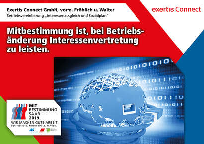Ausstellerplakat Exertis Connect GmbH: Betriebsvereinbarung "Interessensausgleich und Sozialplan"