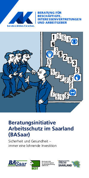 Beratungsinitiative Arbeitsschutz im Saarland (BA Saar) - Info-Flyer (12/2023)