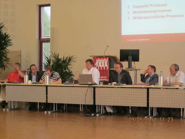 Vortrag beim Interregionalen Gewerkschaftsrat, Tagung der Betriebsräte mit Eugen Roth 2011