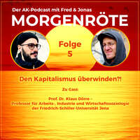 Bild mit Sonnenuntergang und Text zum Podcast Morgenröte Folge 3