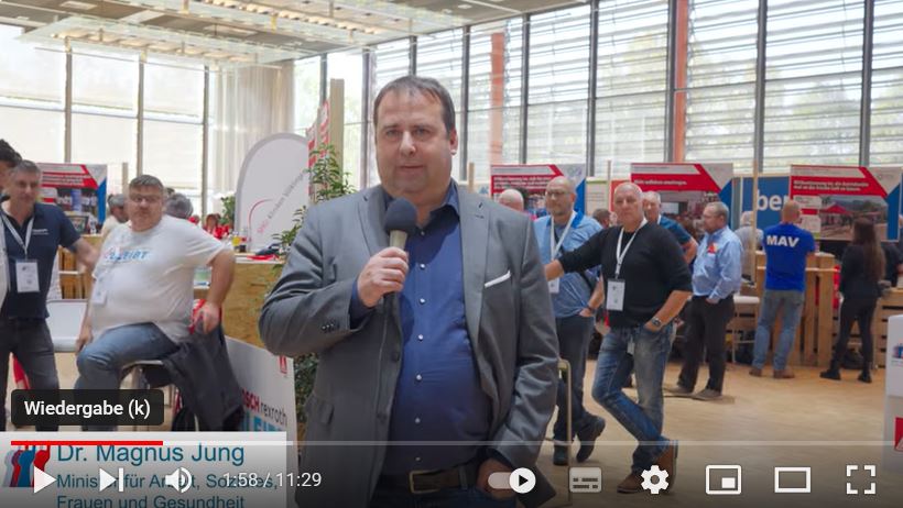 Videovorschaubild mit Minister Magnus Jung