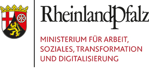 Logo Ministerium für Arbeit, Soziales, Transformation und Digitalisierung des Landes Rheinland-Pfalz