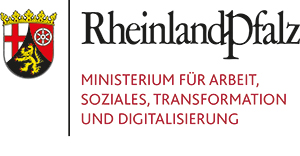 Logo Ministerium für Arbeit, Soziales, Transformation und Digitalisierung des Landes Rheinland-Pfalz Logo Ministerium für Arbeit, Soziales, Transformation und Digitalisierung des Landes Rheinland-Pfalz
