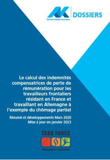 Page de couverture du dossier actualisé en français.