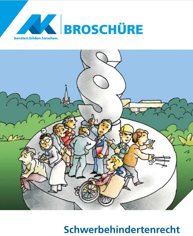Titelblatt AK-Broschüre Schwerbehindertenrecht